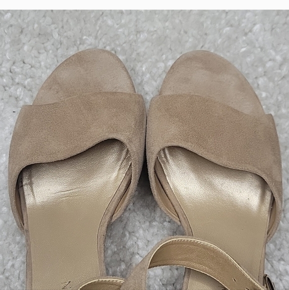 STUART WEITZMAN Real Deal suede platforms Size 8.5 - Picture 9 of 16